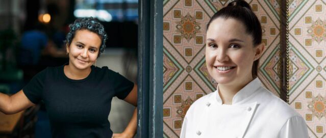 Mit Zizi Hattab und Karime López