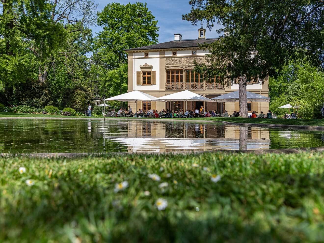 Villa Merian mit Englischem Landschaftsgarten
© Christoph Merian Stiftung, Kathrin Schulthess